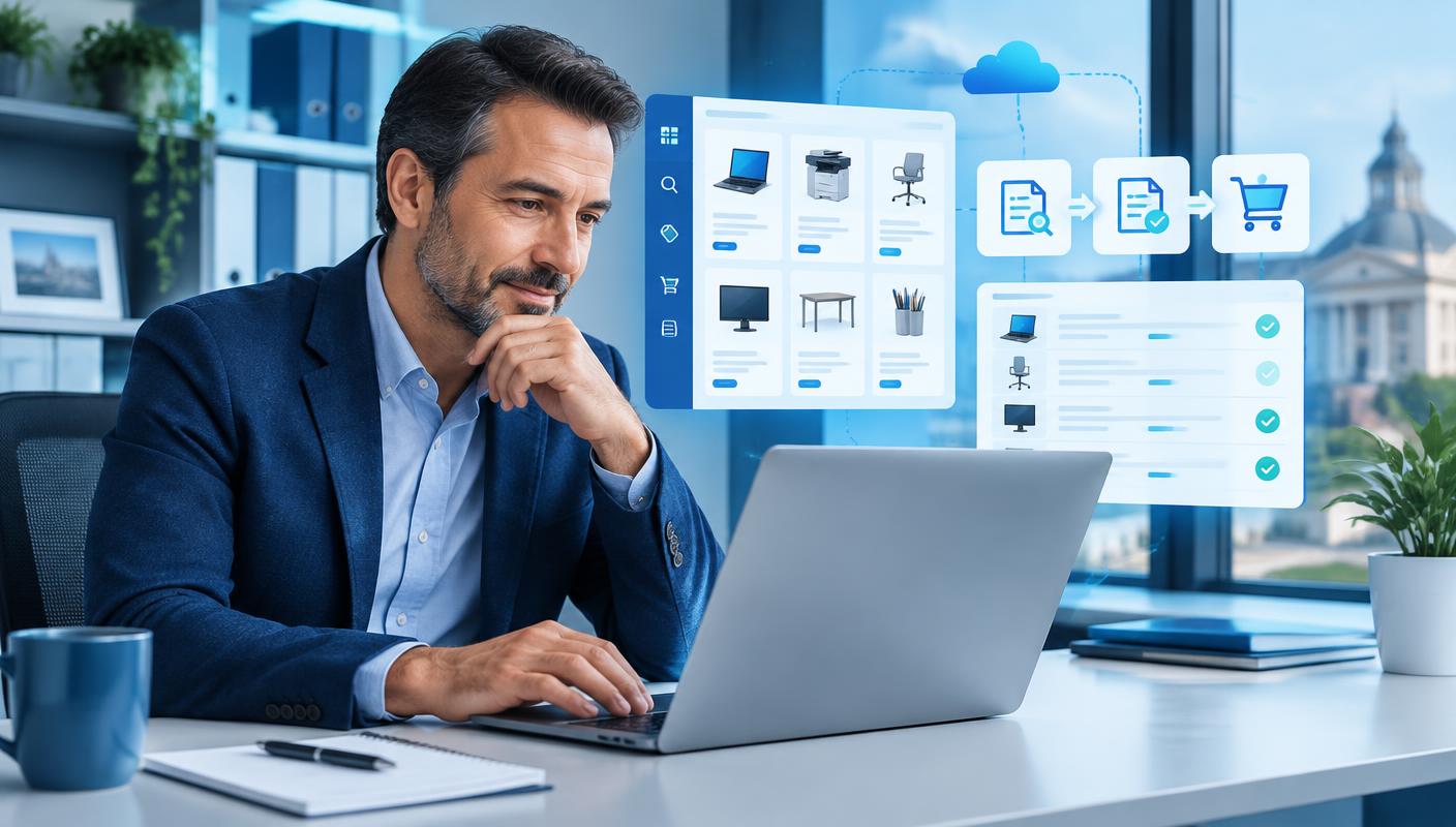Piccola impresa italiana usa un mercato elettronico per vendere alla PA